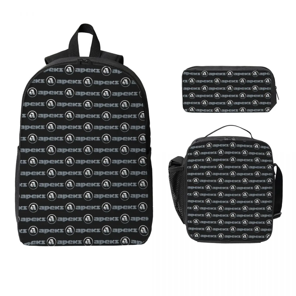 

Lacks Of Apeks Essential Backpack Student Boy Girl BookBag School Bag Computer Shoulder Bags 3ps Insulated Lunch Bag Pencil Case