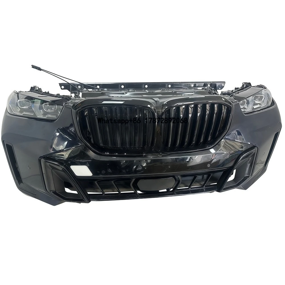 High Quality Front Bumper Assembly for X5 G05 G18 2023-2026 With Headlights Radiator Fan Auto Body Parts Car Accessories