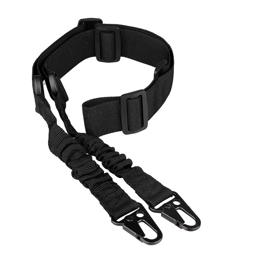 Quick Adjust Rifle Strap with Swivels Adjustable 2 Point Sling Tactical Rifle Sling Strap With Shoulder Pad D Ring Loop