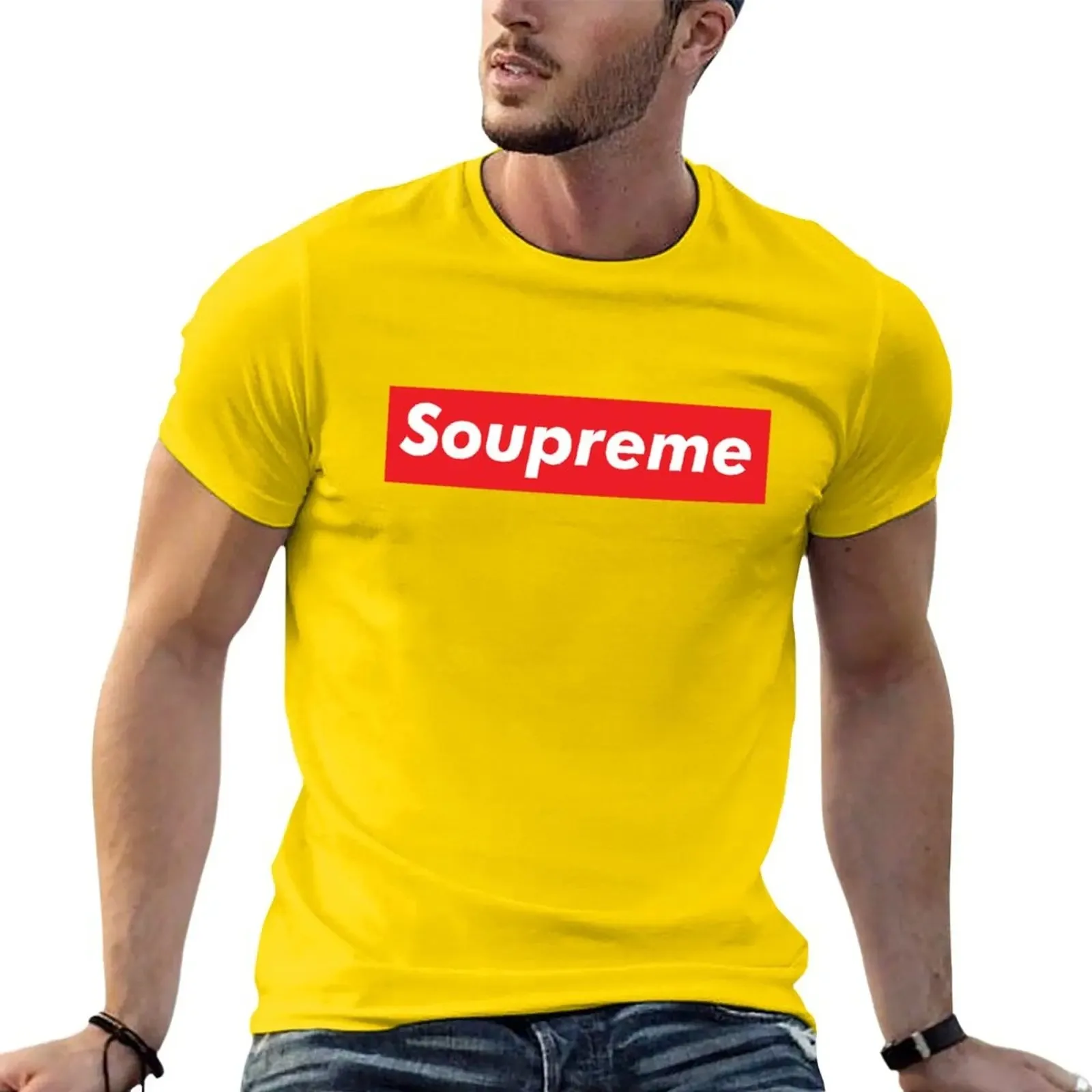 Soupreme T-Shirt hippie clothes oversizeds mens graphic t-shirts hip hop