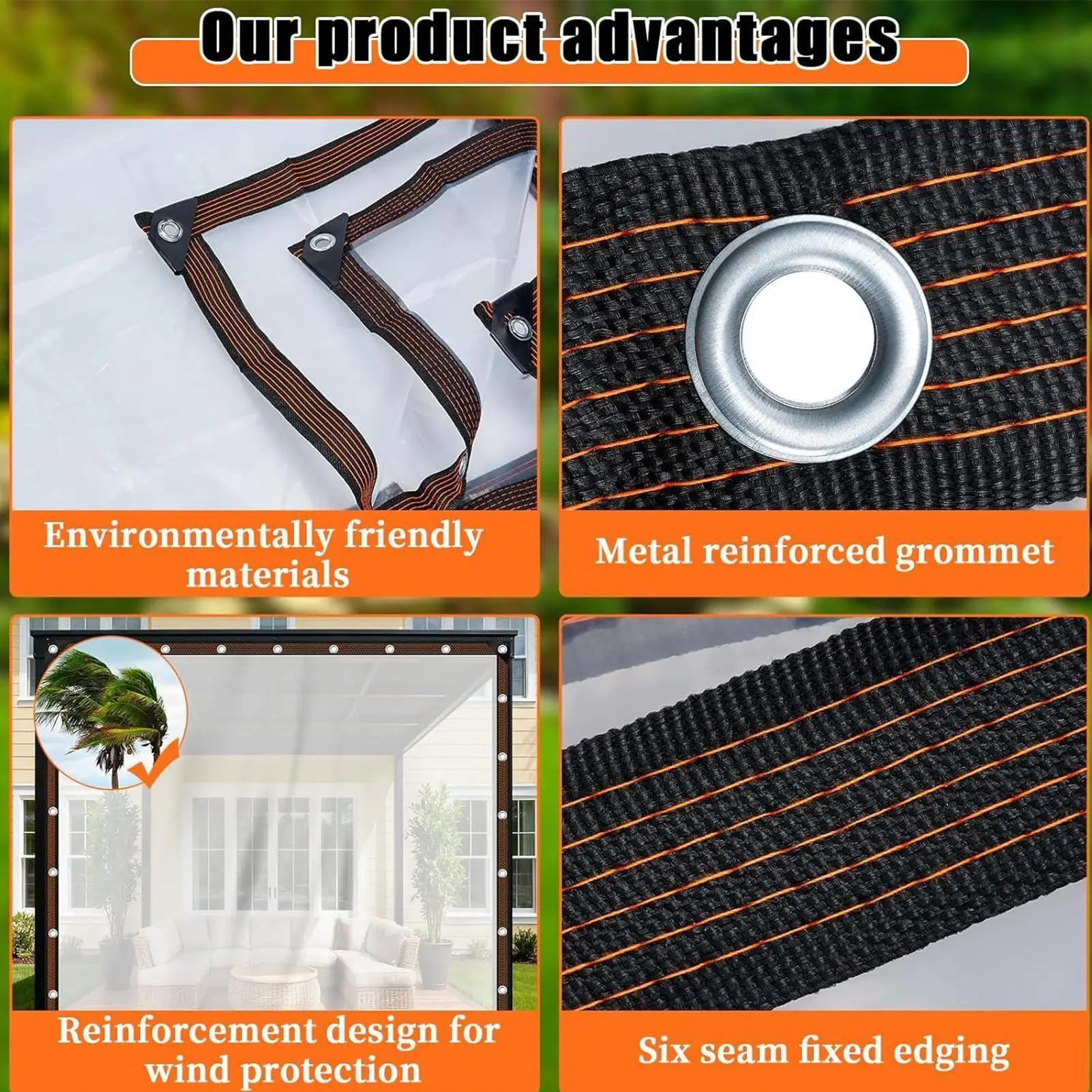 

Брезент для курятника, изолированный тент, водонепроницаемый тепличный брезент для садоводства, зимний сарай, патио, палатка для наружной комнаты