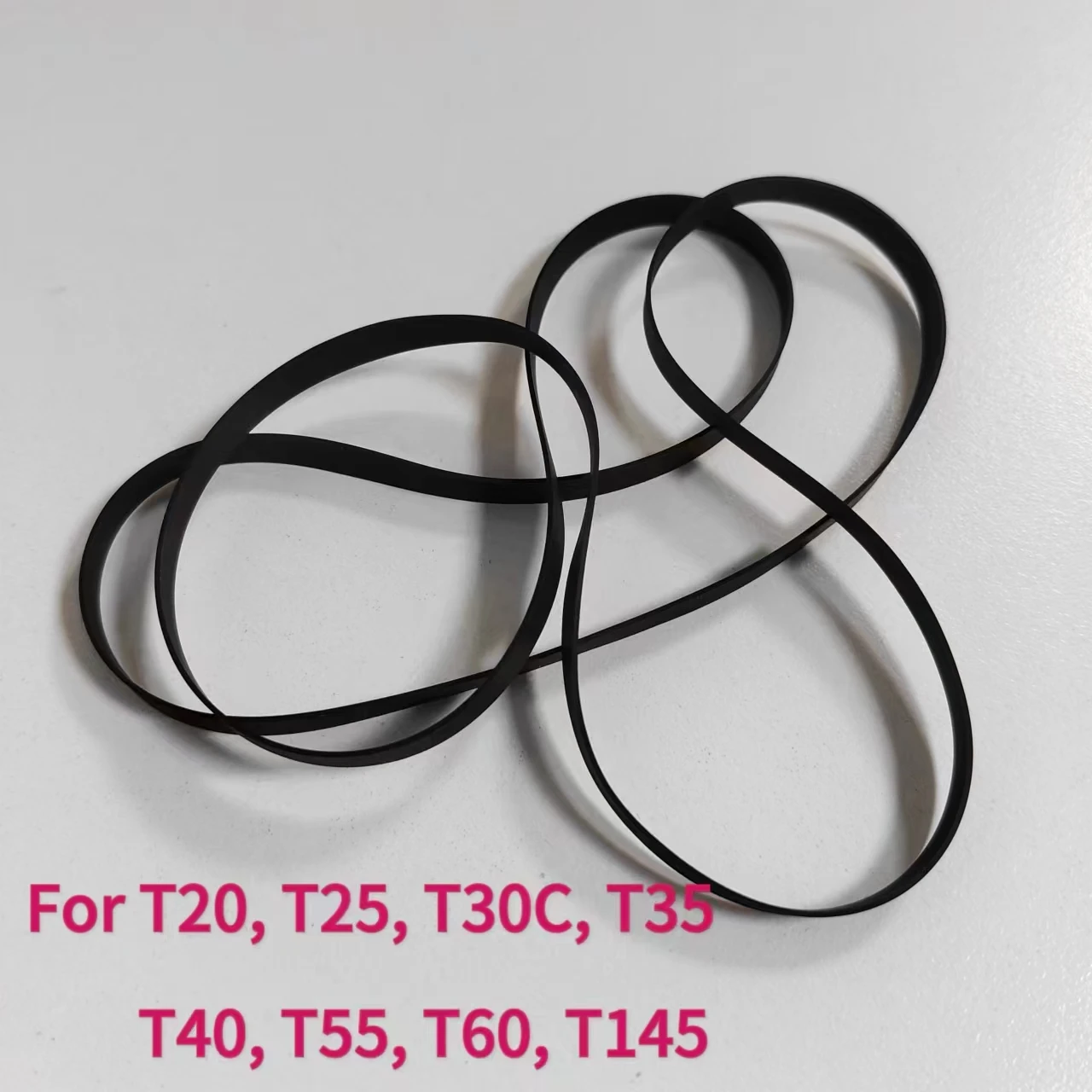 For Harmon Kardon T20, T25, T30C, T35, T40, T55, T60, T145 Turntable Drive Belt Record Player Black Belt Repair