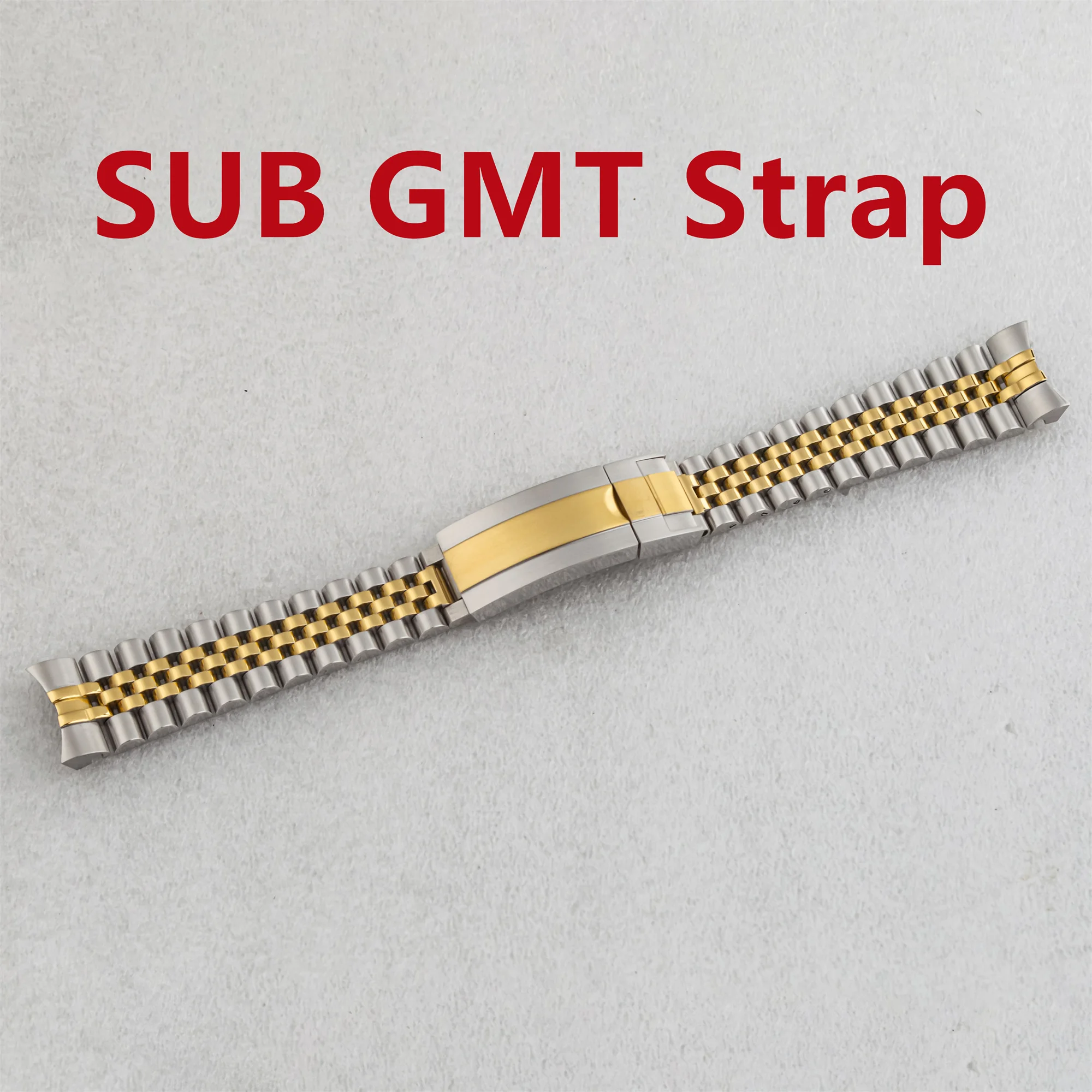 

SUB GMT 20mm Watch Band Strap 316L Stainless Steel PVD Rose Gold Silver Black Gold Wristband Bracelet for SUB GMT Accessories