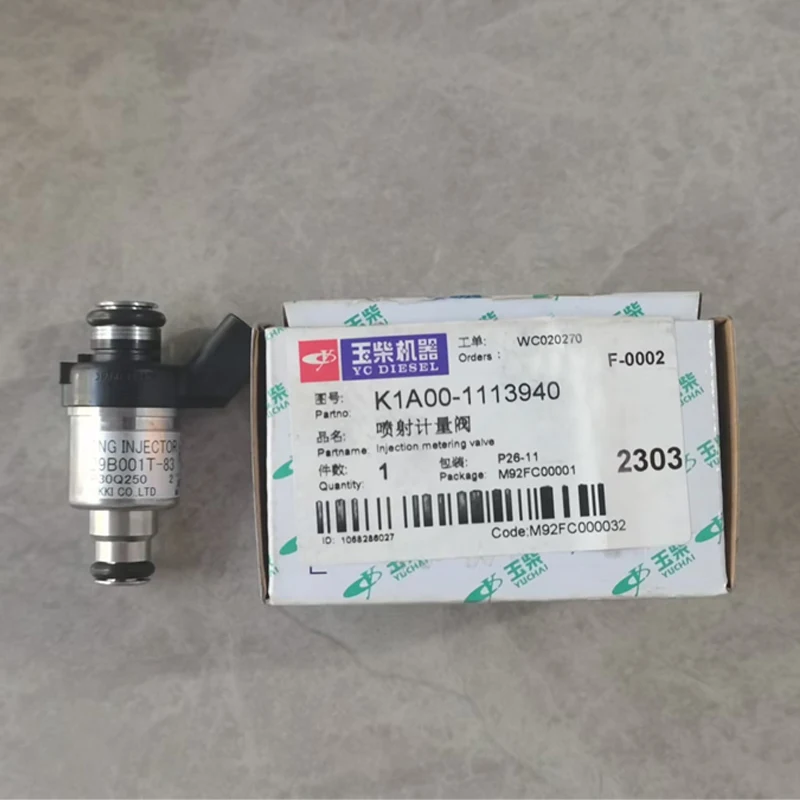High Quality Yuchai Engine Parts Metering Valve of Natural Gas Injector K1A00-1113940 for Yutong Liugong Bus