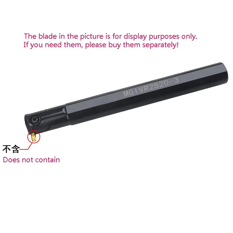 1 Máy Tính CNC Khe Cắm Dao Toolholder MGIVR/L/2016/2520/2925 Nội Bộ Cắt Bên Trong Rãnh Trận Động Đất Chống Dụng Cụ giá Đỡ Dụng Cụ Thanh