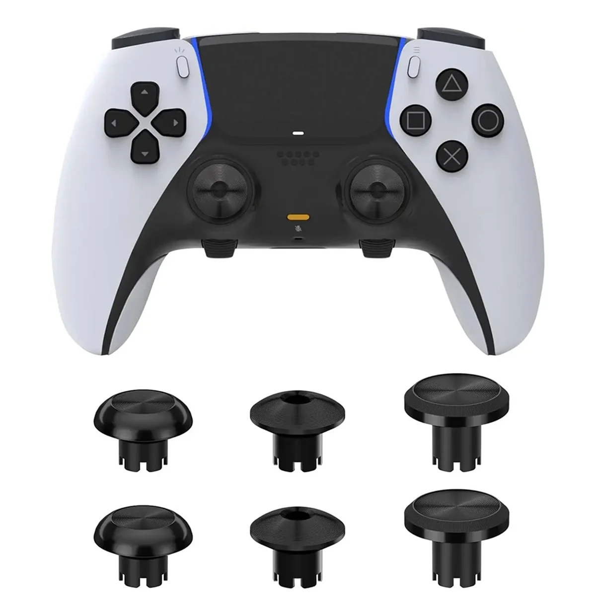 Thumbsticks for SWITCH PRO////EDGE Controller, Analog Stick Joystick Thumbstick Black