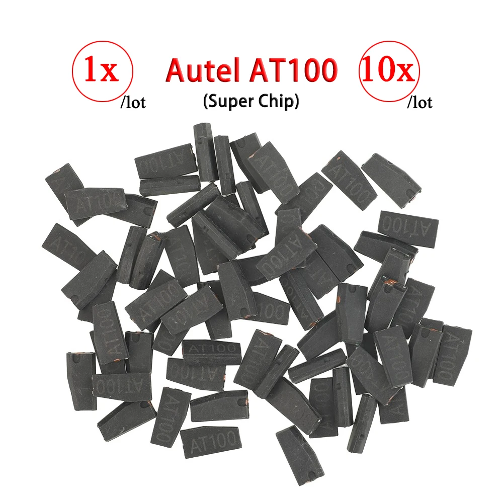 Jingyuqin Universal Super Ceramics Transponder Chip Add Autel AT100 Smart Key Work with KM100 IM508 IM608 Series OTOFIX IM1 IM2