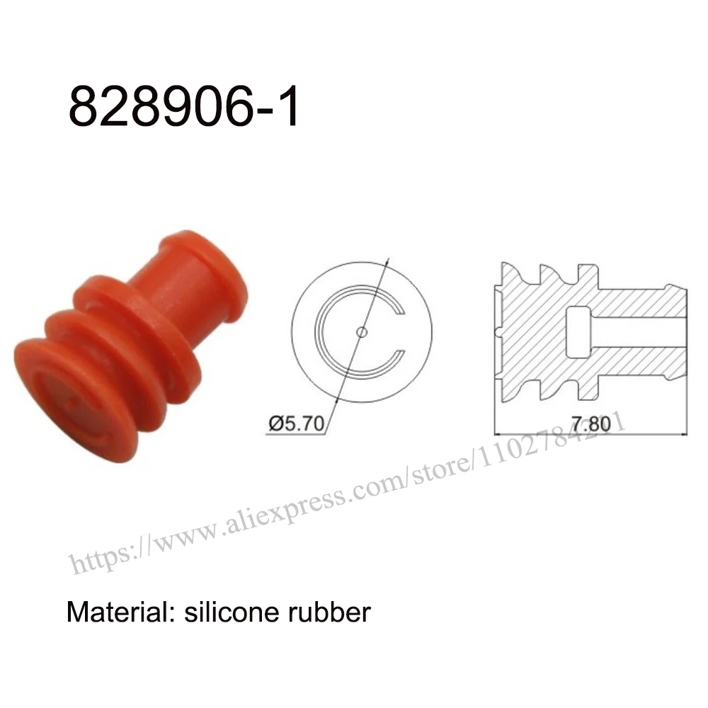 

5000PCS 828906-1 New energy auto seal rubber automotive Waterproof connector terminal plug pin socket