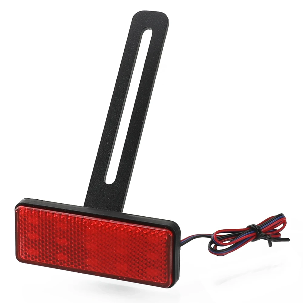 

Motorcycle FOR YAMAHA XJ 550 600 650 700 750 900 XJR 1300 400 XMAX 300 250 Universal LED Number Plate Light With Red Reflector