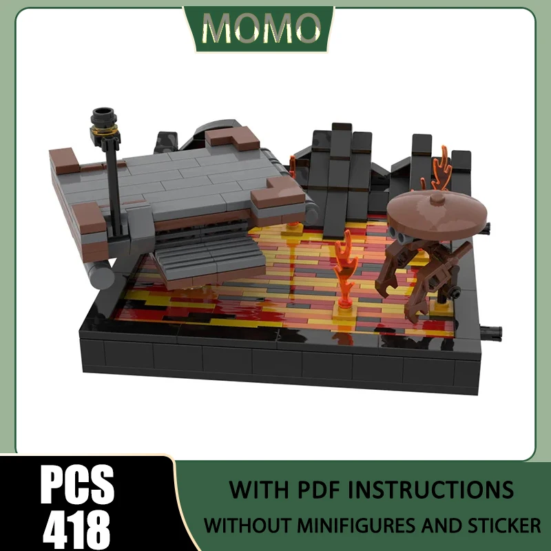 

Popular Star Movie Model Moc Building Blocks Modular Base Duel Model Technology Brick Famous Scene Assembly Construction Toy