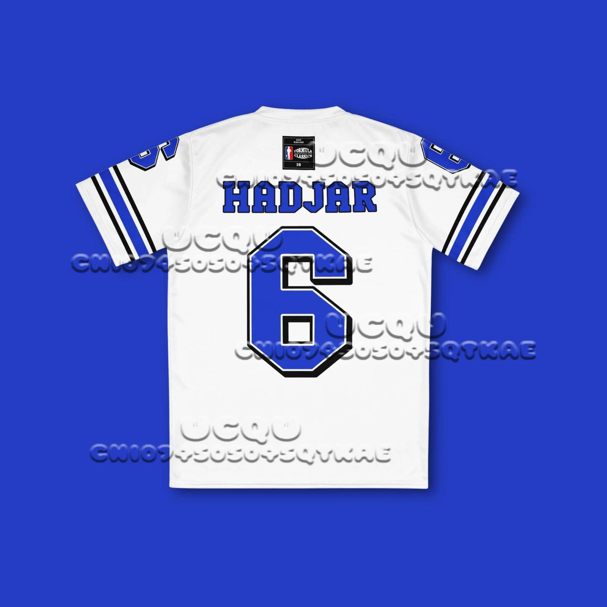 

2025 New Spring_summer Men's And Women's Sportswear Isack Hadjar Racing Bulls VCARB F1 Football Jersey V-Neck T-Shirt Y2k Tops