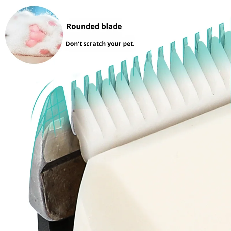 High-Power Ceramic Blade Waterproof Electric for Clipper for Large Dogs & Rabbits Household Use English Operation Pet Hair