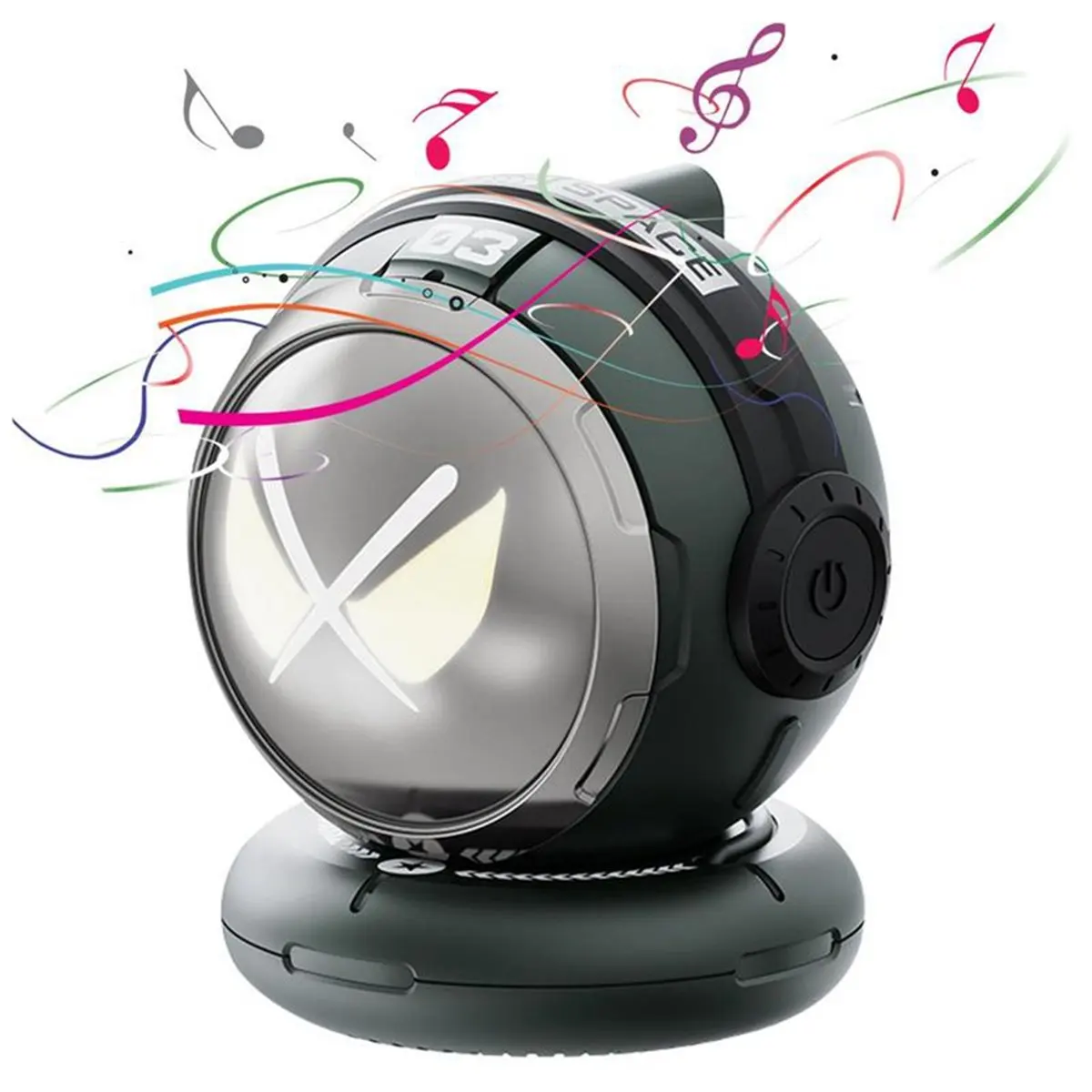 AABFK Cute LED Astronaut Speaker Wireless Bluetooth Mini Speaker 900mAh Hands-Free Calling Speaker Device for Camping Outdoor