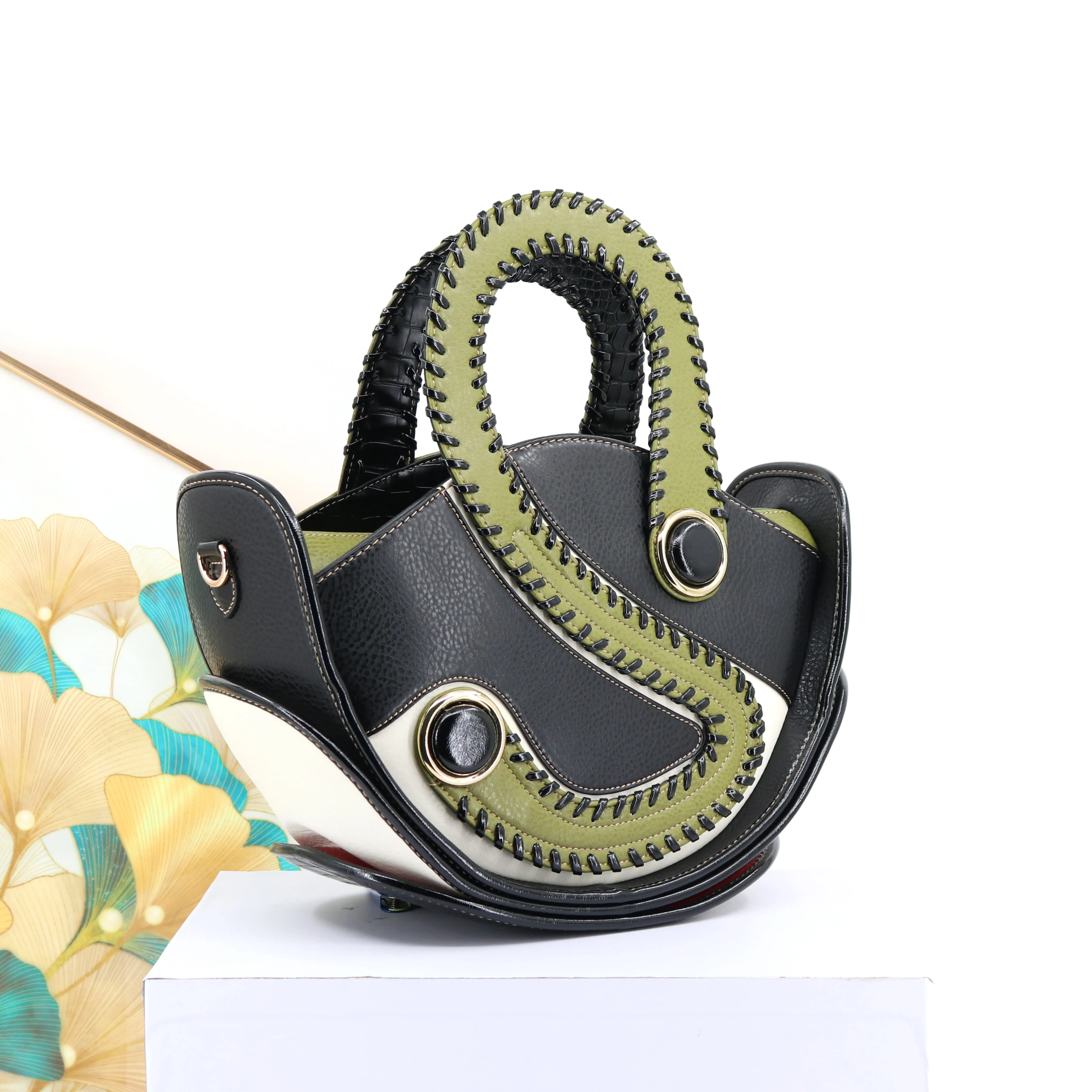 

Лучшие товары Модная женская сумка Уникальный дизайн Женская сумка Большая вместительная индивидуальная женская сумка Набор из двух роскошных сумок 39 см