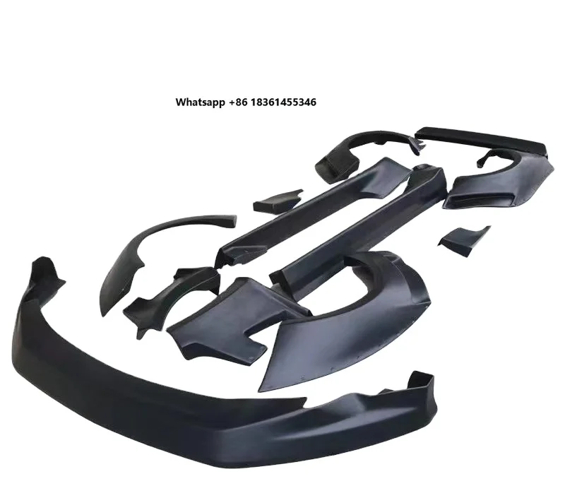 

For Mustang Wide-body Kit Mustang Upgraded CD-style Front Lip Diffuser Spoiler Widebody Kit