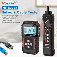 NOYAFA NF-8209S Network Cable Tracker LCD Display Cable Tester Measure Length Wiremap Tester Cable Tracker Network Tools