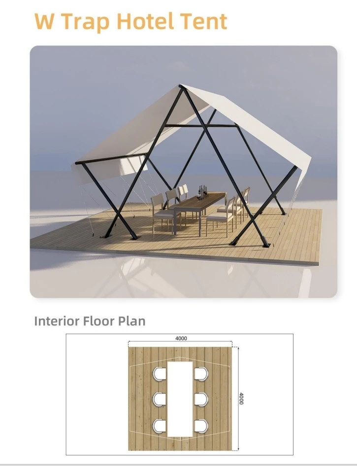 Рисунок 6 - Уличная роскошная палатка для отеля