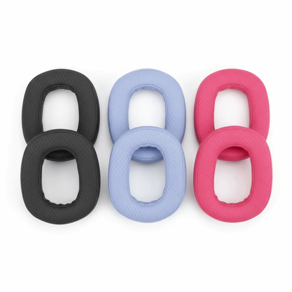 Soft Replacement Ear Pads Memory Foam Sponge Breathable Mesh Sound Isolation Ear Cushions for Logitech G435 LIGHTSPEED