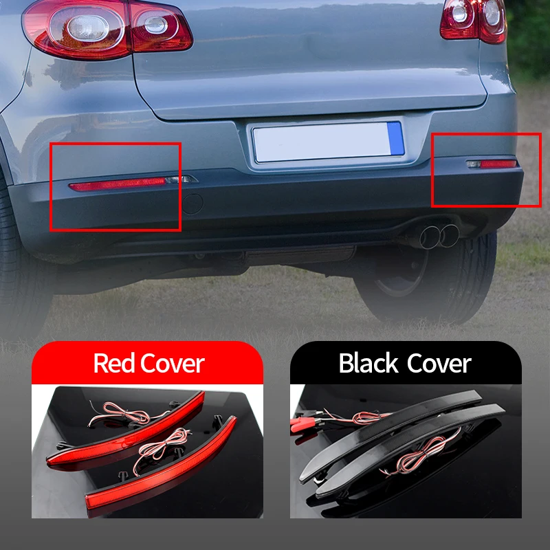 2PCS Led Rear Bumpe…