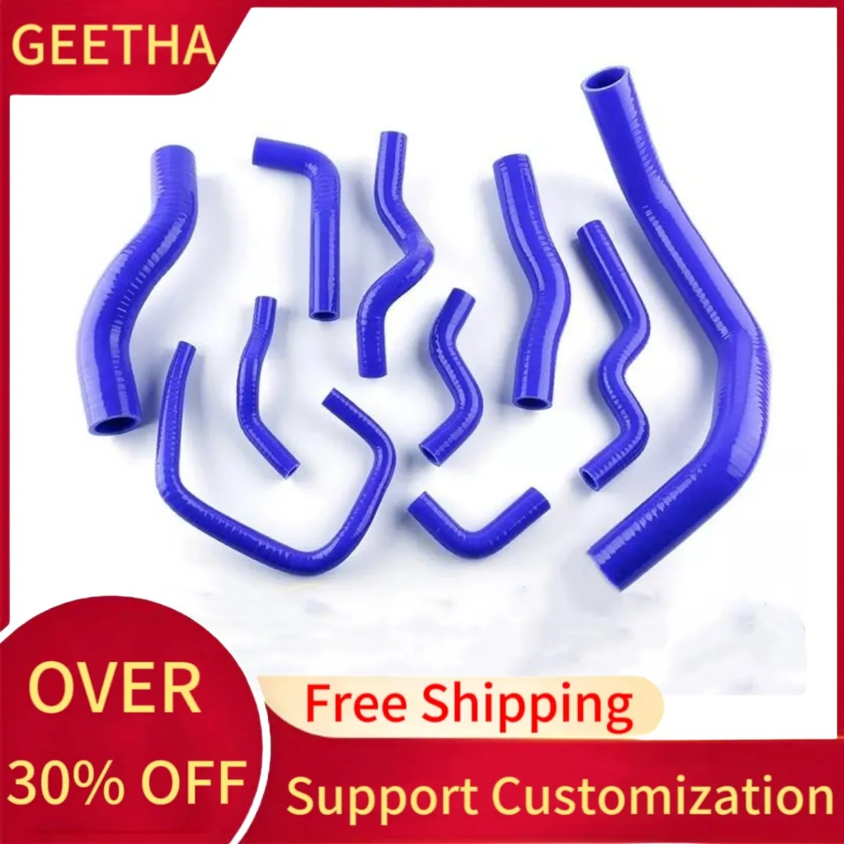 Fit For Nissan Silvia 200SX 240SX S13 S14 S15 SR20DET Silicone Radiator Coolant Hose Kit