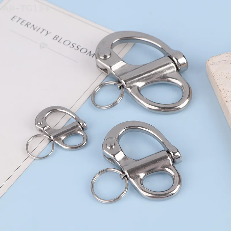 Manilhas de pressão fixas de aço inoxidável 316 Manilhas de pressão de fiança com pino de liberação rápida