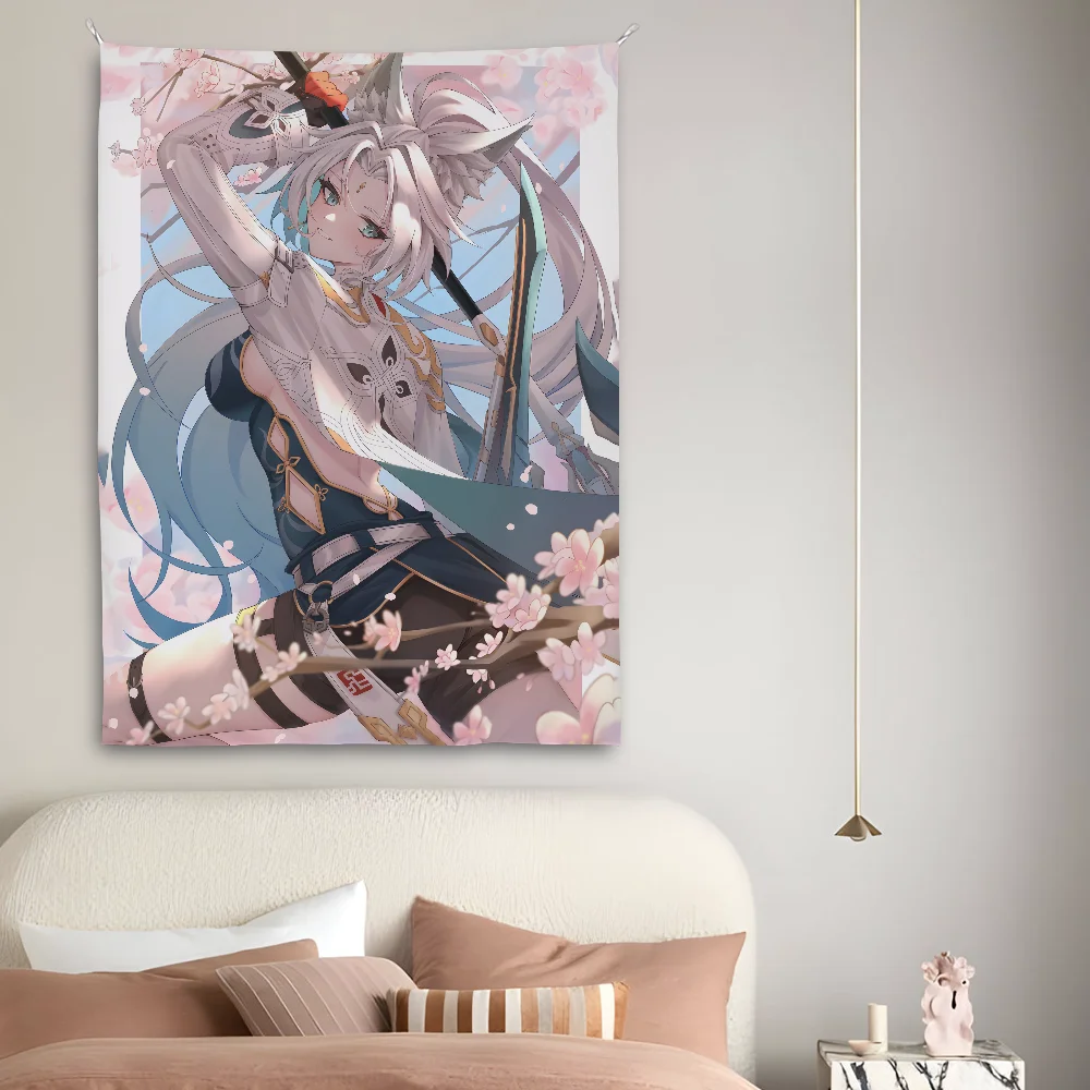 Feixiao Honkai Star Rail Sexy Girl Tapestry Perfect For Home&Living Bedroom Decor Wall Art Backdrop Banner