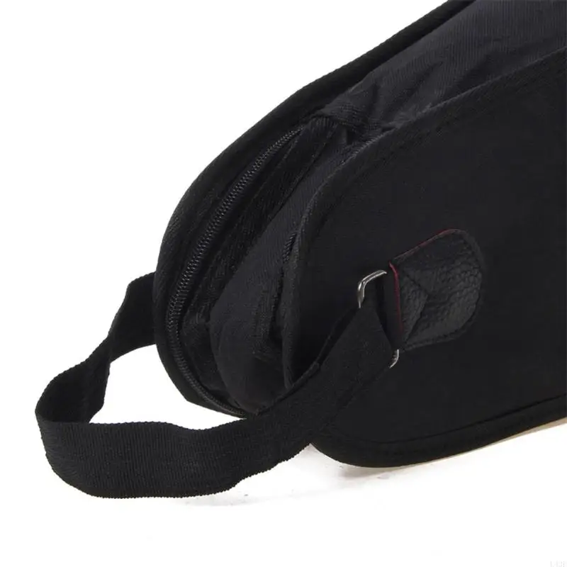 Waterproof Saxophone Backpack Case Including Multiple Accessory Pockets Nylon Texture Perfect for Organization 