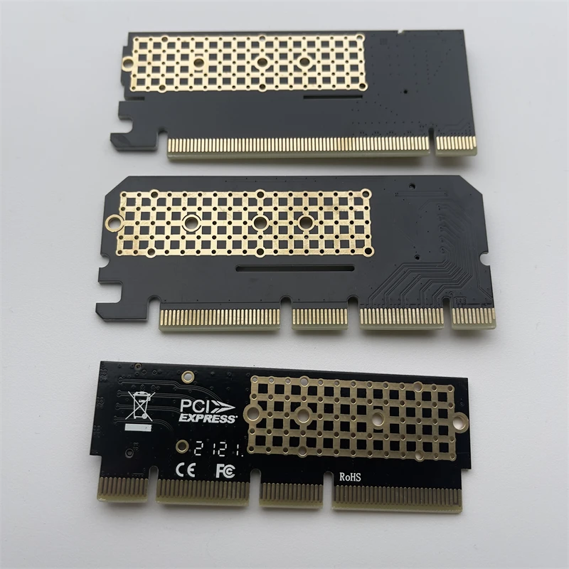 M.2 NVMe M-Key zu PCIe 3.0 SSD Adapter Karte PCIe X4 X8 X16 Für Desktop PC PCI-E Grafikkarte Sot – Detail 3