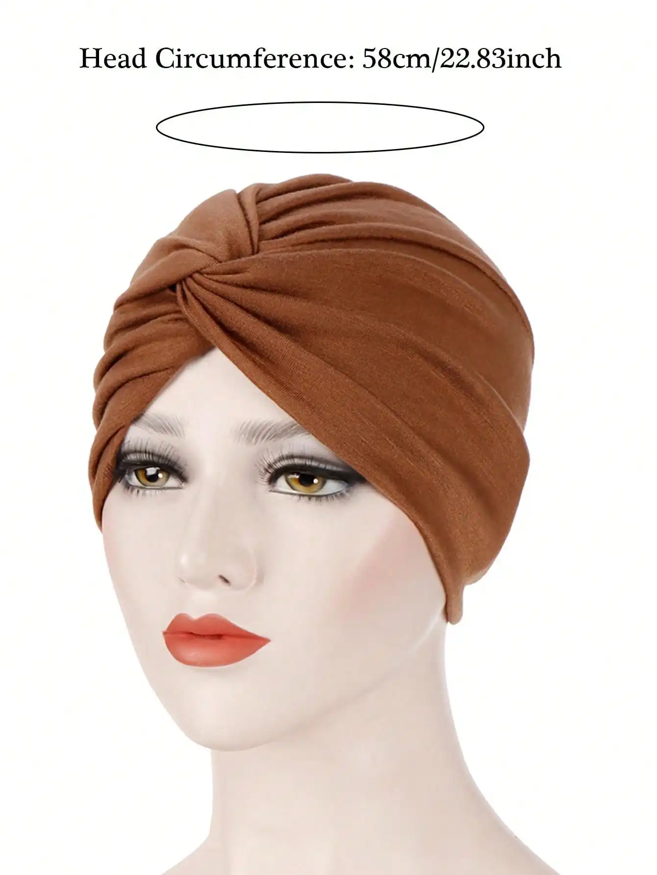 Soft Elastic Ramadan Muslim Hijab Caps Fashion Women\'s Headscarf Solid Color Hair Care  Turban Bonnet Chemotherapy Cap