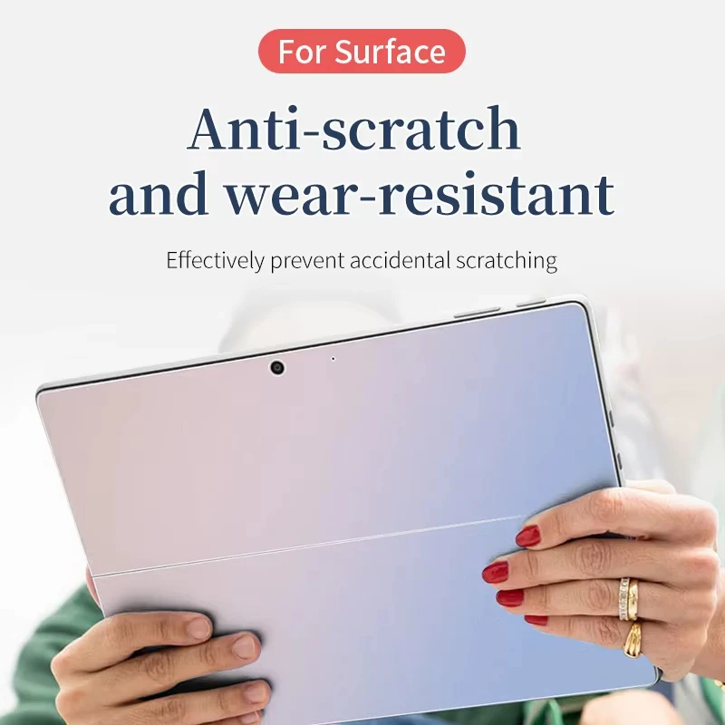Tablet Skin Sticker For Microsoft Surface Pro 11/9/8/7/6/5/4/3/X Go3/2 Back Cover Body Decal Skin Protector Film Anti-Scratch