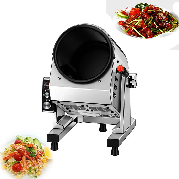 Cooking Robot Hot Cakes In South Asia Automatic Cooking Kitchen Machines Replace The Chef'S Hand Stir Fry