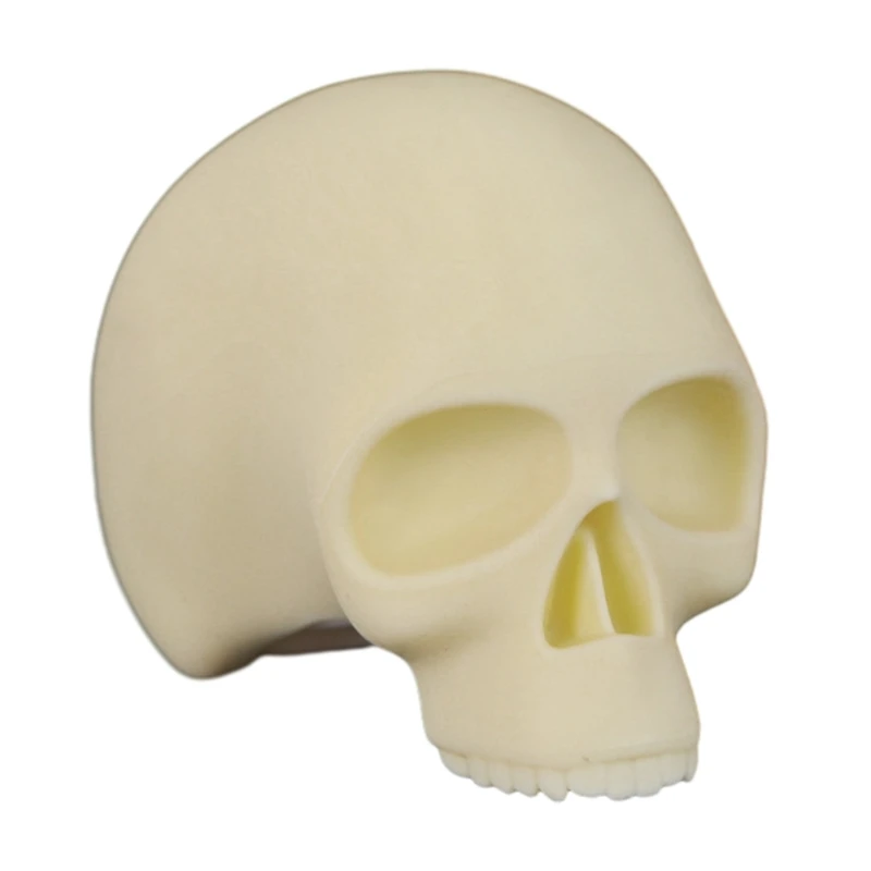 Modelo práctica calavera silicona, modelo práctica silicona tatuajes, piel falsa, envío directo