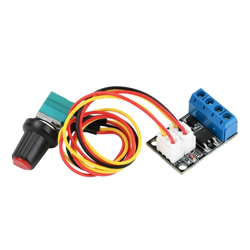 

PWM DC Motor Speed Controller 10A 0%-99% Duty Cycle Stepless Motor Speed Regulator LED Dimmer 5V 12V 16V DC Motor Speed Governor