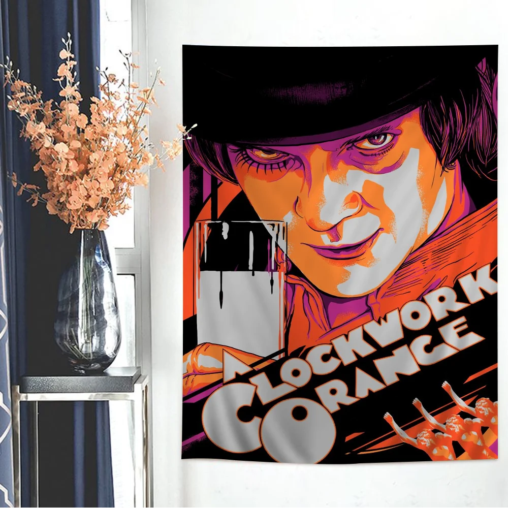 

A Clockwork Orange Colorful Tapestry Wall Hanging Cheap Hippie Wall Hanging Bohemian Wall Tapestries Mandala Wall Hanging Sheets