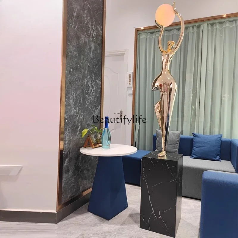 

yj5 Living room abstract figure sculpture exhibition hall ornament