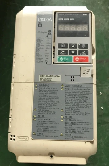 

CIMR-LB4A0018FAA 7.5KW 380V inverter, In good working condition, free shipping a