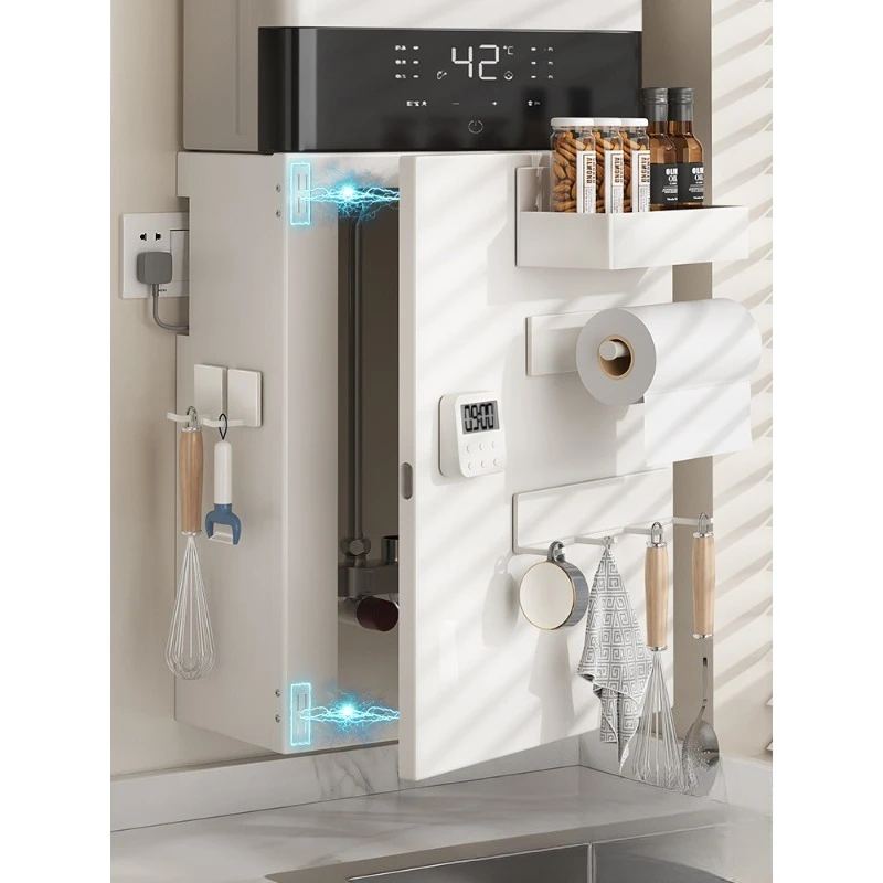 

Декоративная накладка на газовый водонагреватель, украшение для кухни, настенная полка для плиты