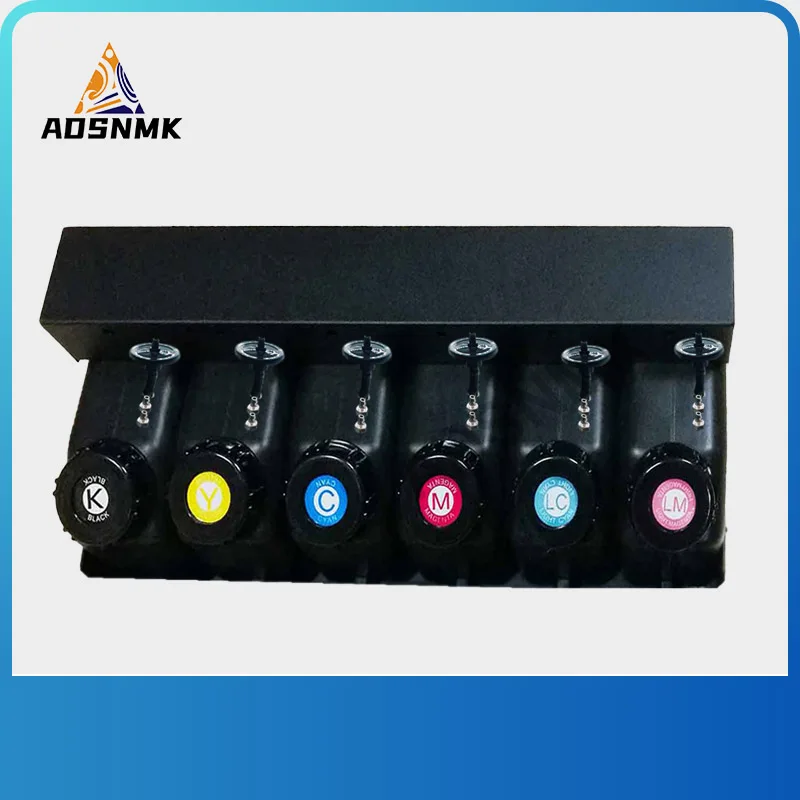 UV 1.5-Liter Bulk Continuous Ink Supply System CISS Assembly for Roland Mimaki Mutoh JHF Taimes Chinese UV Printer