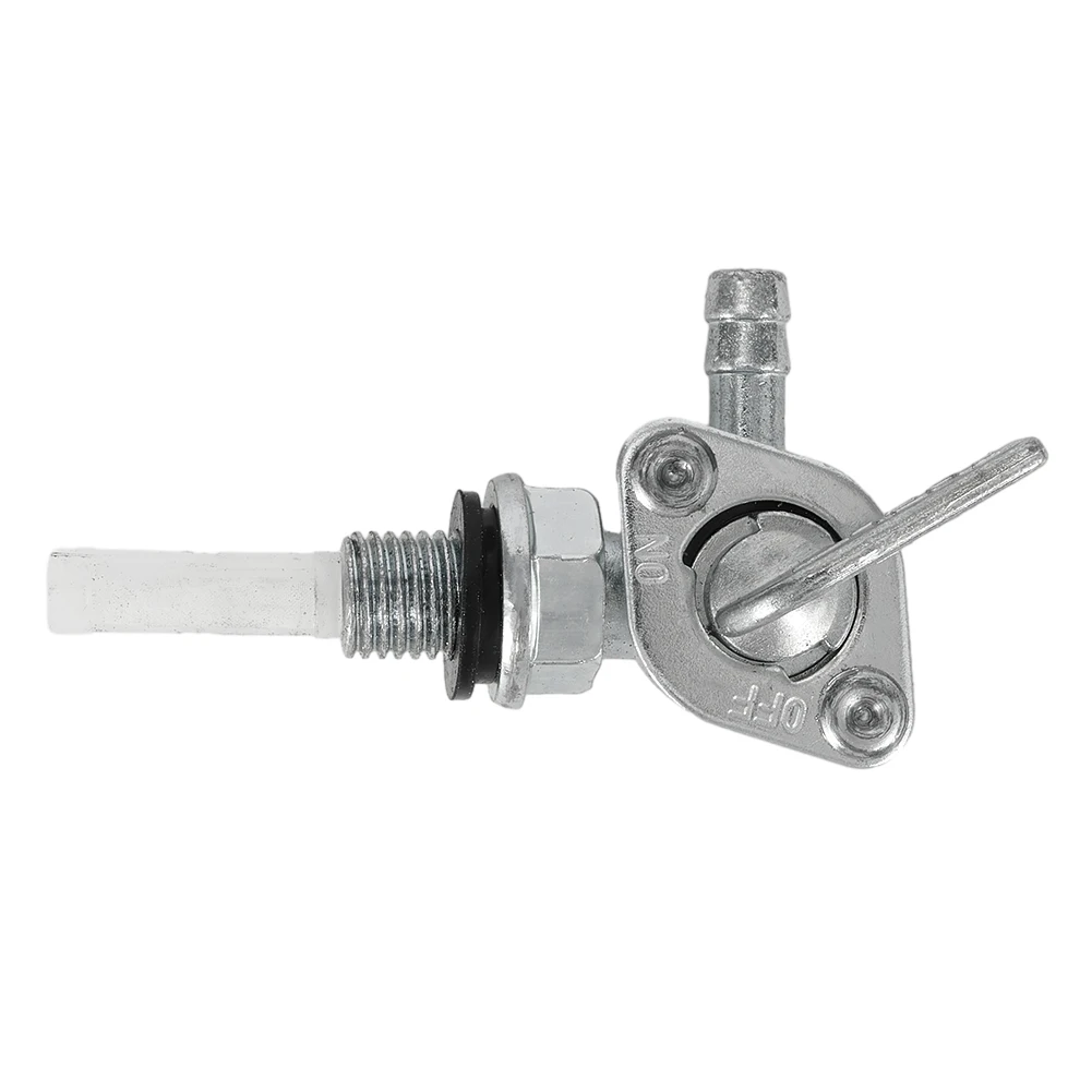 

Brand New High Quality Switch Valve Fuel Parts Replacement Shut Off Silver 1/4inch Hose Stainless Steel Universal