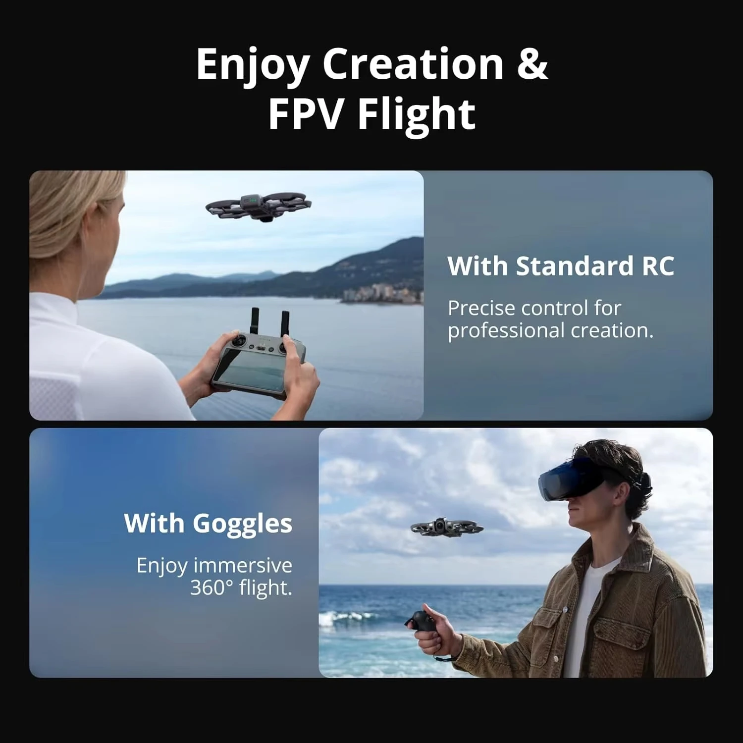 DJI Avata 360 (RC 2) Drones Wi - đánh giá và giá Fpv Drone Receiver