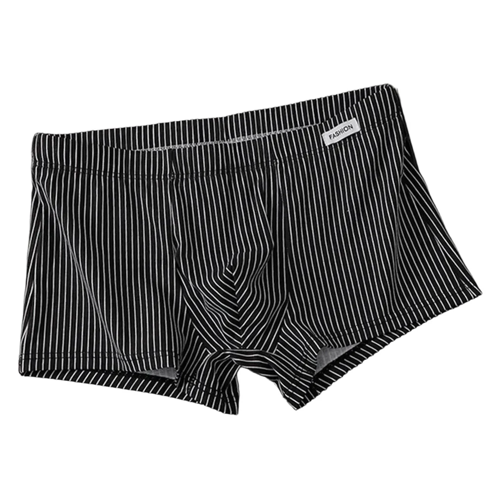 

Breathable Striped Boxers For Men Classic Striped Underwear For Men Striped Trunks Cotton Boxer Shorts Men Underwear