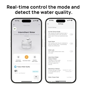 Hiigge Snowball Cat نافورة مياه لاسلكية موزع مياه أوتوماتيكي للكلاب شارب الأليفة لاسلكي مع تحليل البيانات أفضل 10 نافورة شرب للقطط للبطاريات للمبيعات - رقم 10