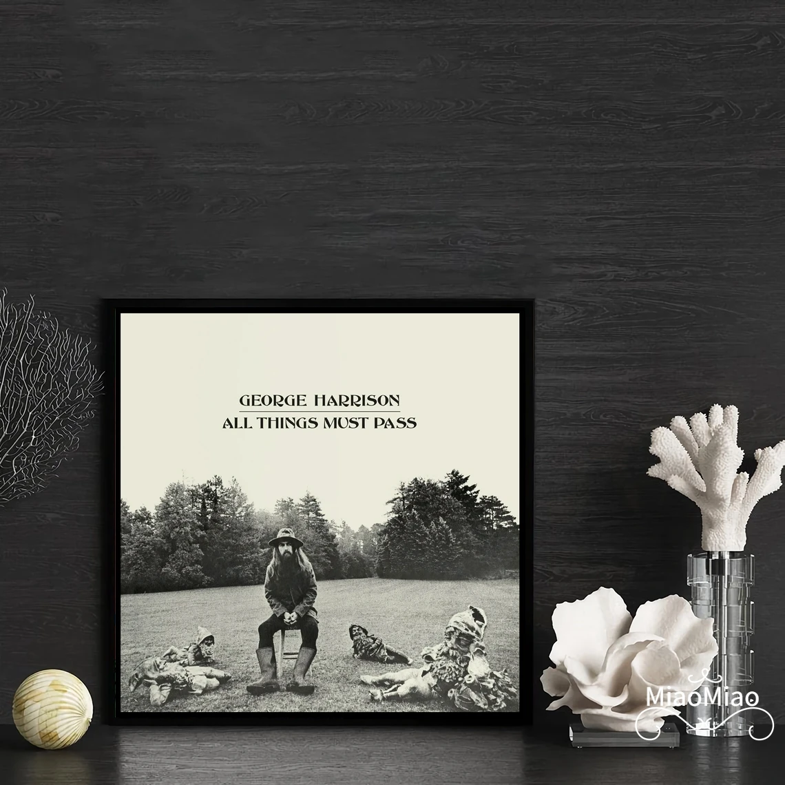 George Harrison All Things Must Pass Music Album Poster Canvas Art Print Home Decor Wall Painting ( No Frame )