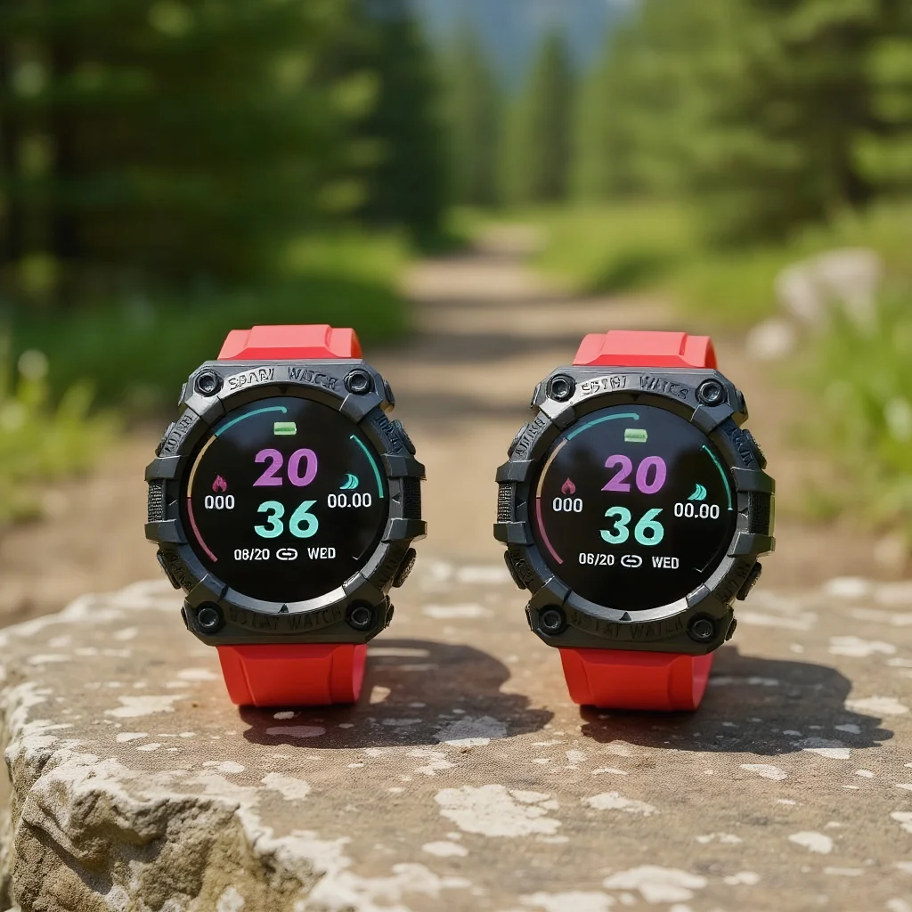 Smart Watch Fitness Bracelet - Sport Pedometer with Music Control, BT Connection, Clock, Alarm, Weather & Message