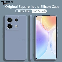 For Redmi Note13 Case Zroteve Original Soft Liquid Silicone Cover For Xiaomi Redmi Note 13 14 Pro Plus Xiomi Note14 Phone Cases
