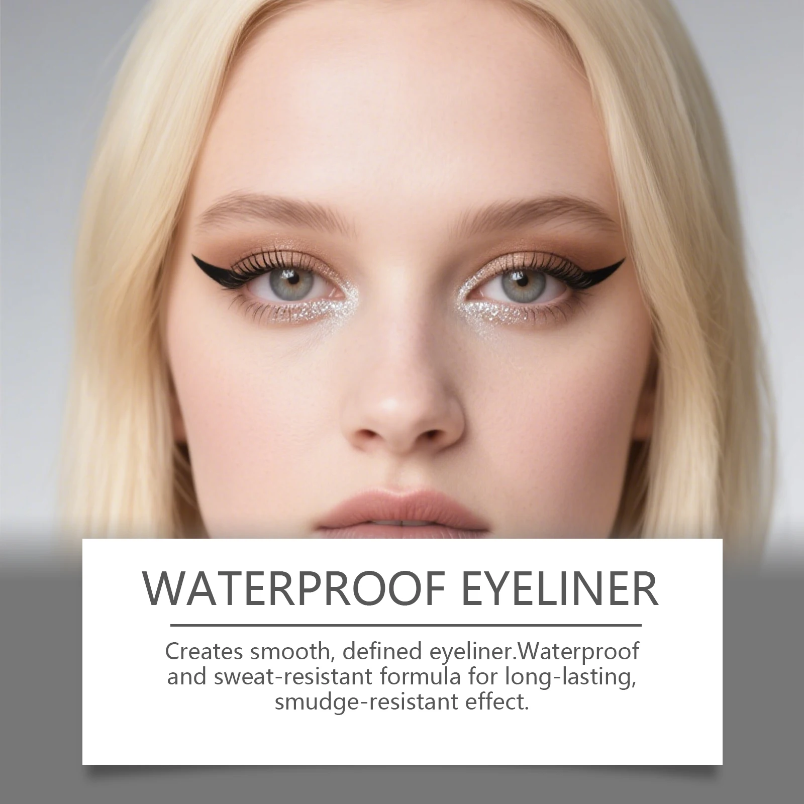 Zephoco Wasserfester Eyeliner-Stift, glatt, wischfest, wasserabweisend, Kosmetik-Gel-Eyeliner-Make-up für Augenvergrößerung, 1 Stück