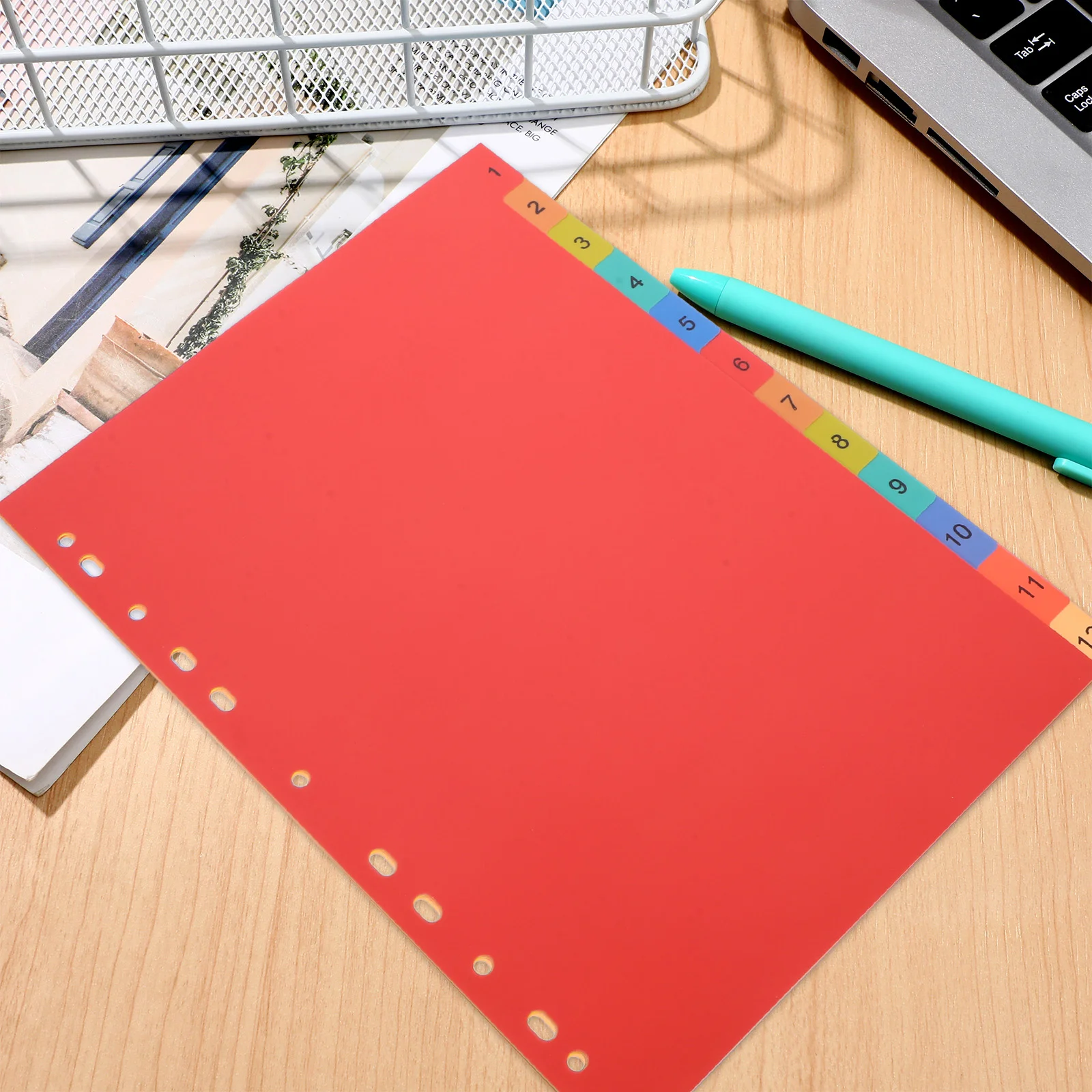 Adhesive Index Page Category Office A4 Folder Binder Dividers with Tabs Alphabetical Pp Classification