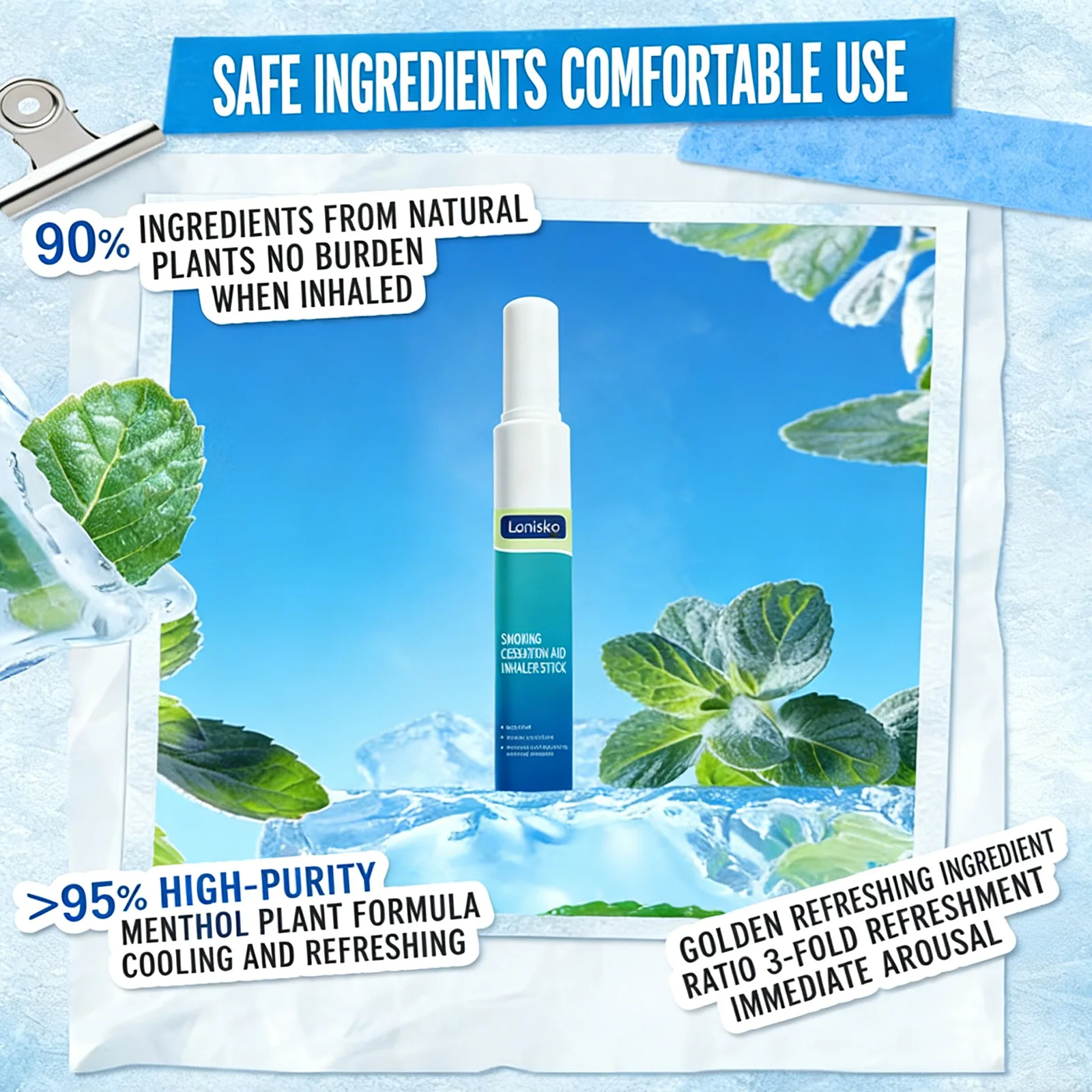 

Травяной назальный ингалятор-стик для помощи при отказе от курения, снятия усталости, улучшения здоровья легких и тела для курильщиков, аксессуары для ухода за здоровьем