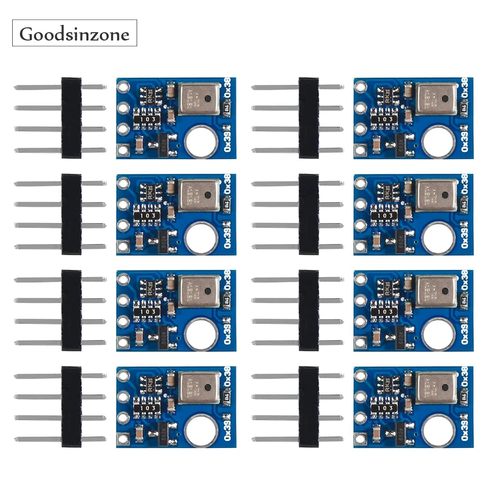 8Pcs/Lot AHT10 Temperature Humidity Digital Sensor Measurement Module High Precision I2C Communication Replace for AM2302 DHT11