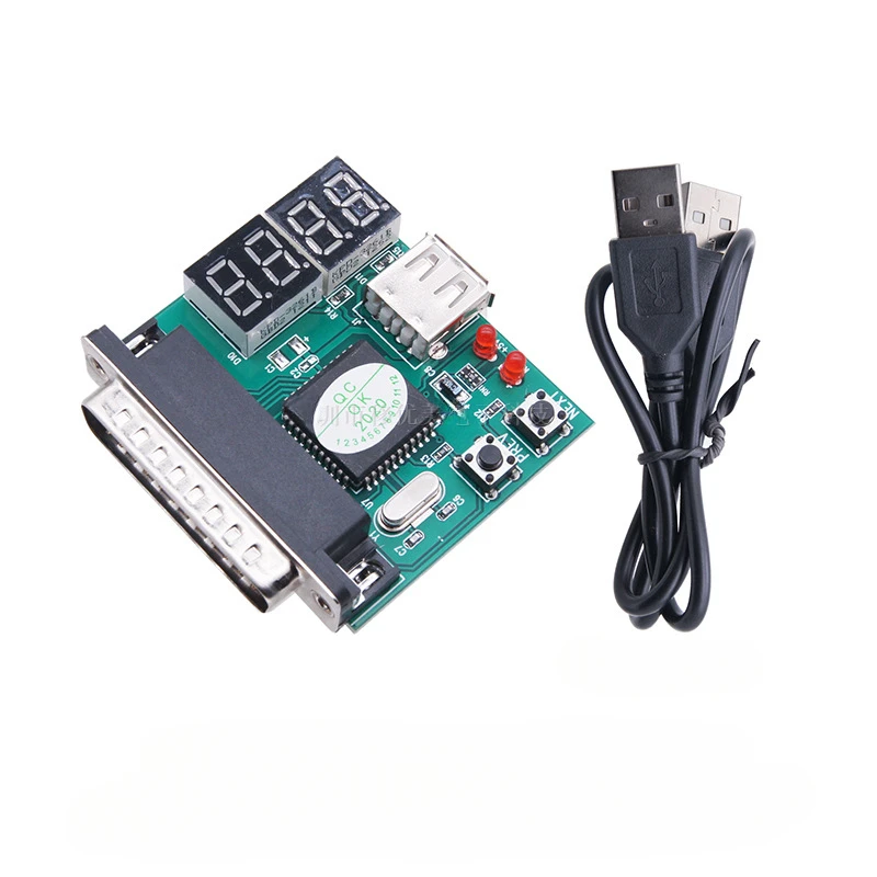 Computer Fault Test Card Motherboard Diagnostic Card Notebook Four-bit Detection USB Power Supply Error Detection